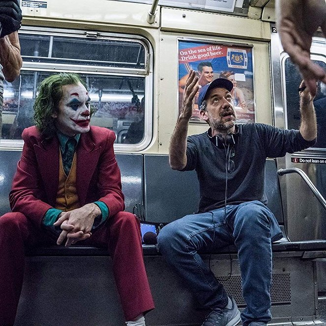 Joker - Dreharbeiten - Joaquin Phoenix, Todd Phillips