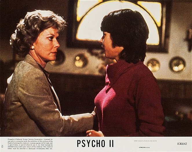 Psycho II - Lobbykarten - Vera Miles, Meg Tilly