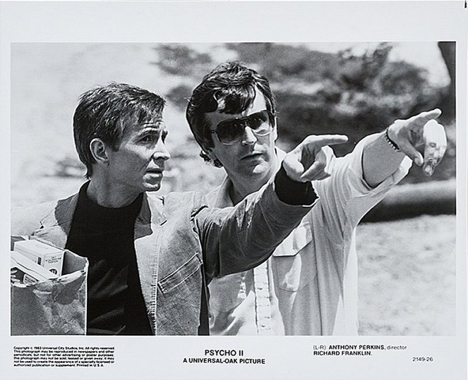 Psychoza II - Lobby karty - Anthony Perkins, Richard Franklin