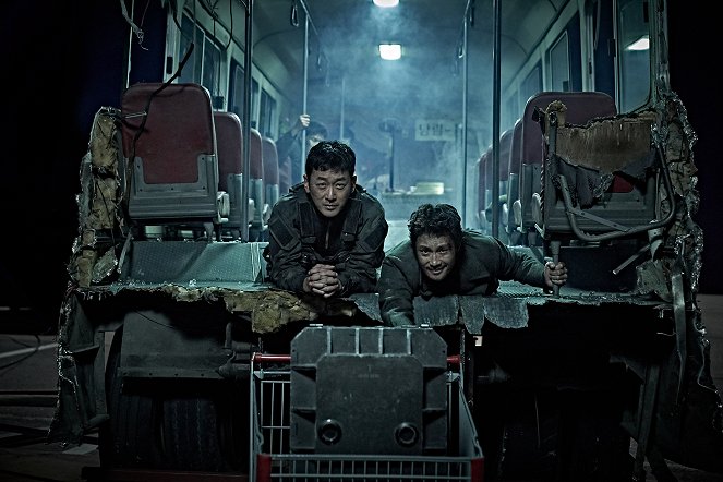 Ashfall - Dreharbeiten - Jung-woo Ha, Byeong-heon Lee