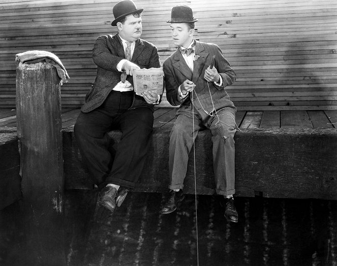 The Laurel-Hardy Murder Case - Filmfotók - Oliver Hardy, Stan Laurel