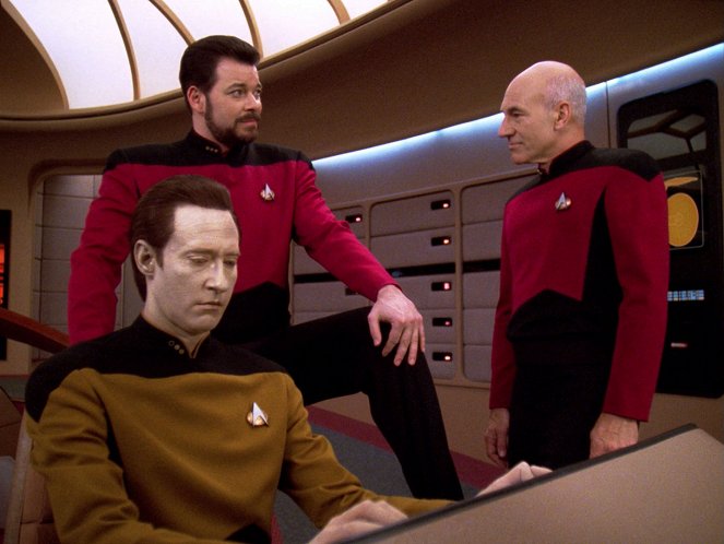 Star Trek - Das nächste Jahrhundert - Der Feuersturm - Filmfotos - Brent Spiner, Jonathan Frakes, Patrick Stewart