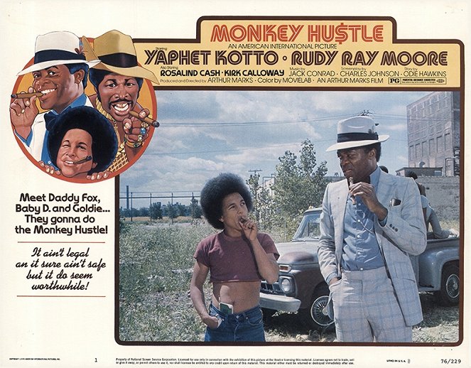 The Monkey Hu$tle - Lobbykarten - Kirk Calloway, Yaphet Kotto