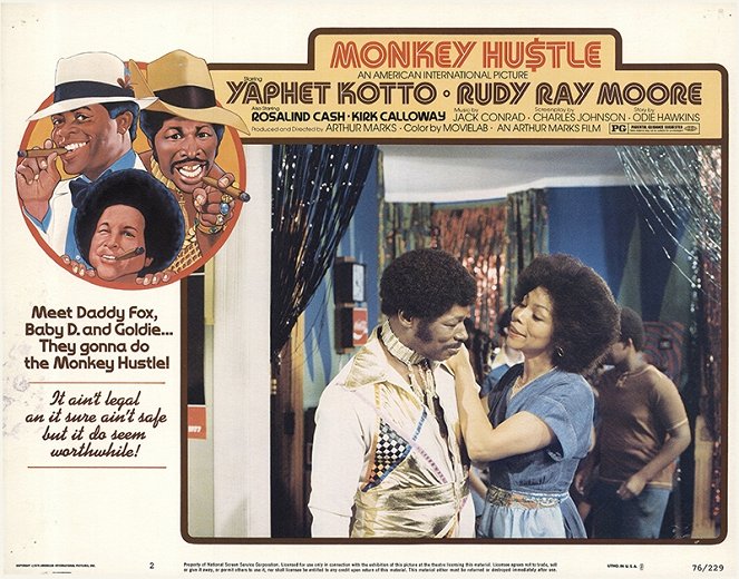 The Monkey Hu$tle - Cartões lobby - Rudy Ray Moore