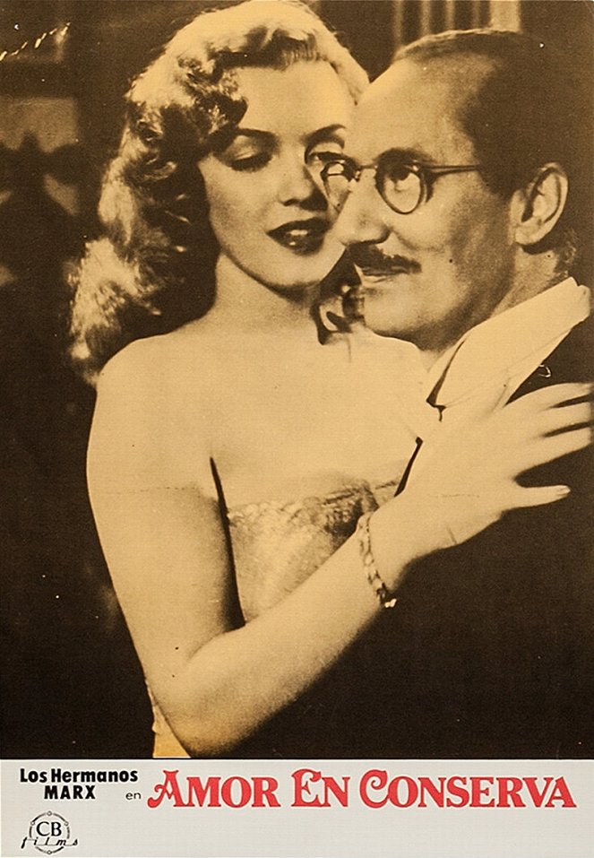 Die Marx Brothers im Theater - Lobbykarten - Marilyn Monroe, Groucho Marx