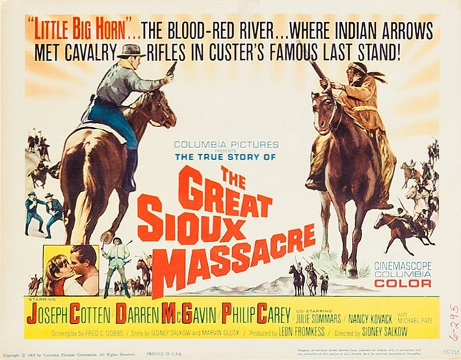 Le Massacre des Sioux - Cartes de lobby