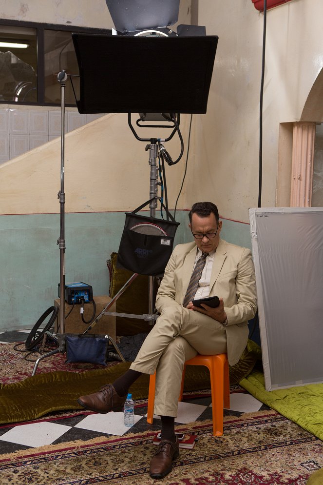 Hologram pro krále - Z nakrúcania - Tom Hanks