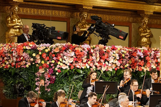 A Bécsi Filharmonikus Zenekar Újévi koncertje 2020 - Forgatási fotók