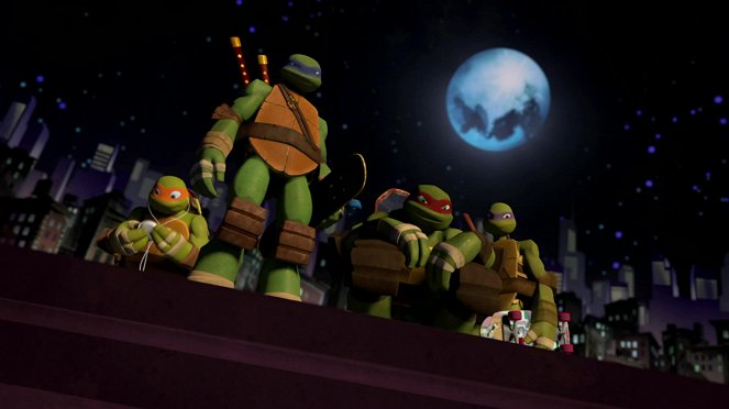 Wojownicze Żółwie Ninja!!! - Chyba nazywa się Baxter Stockman - Z filmu