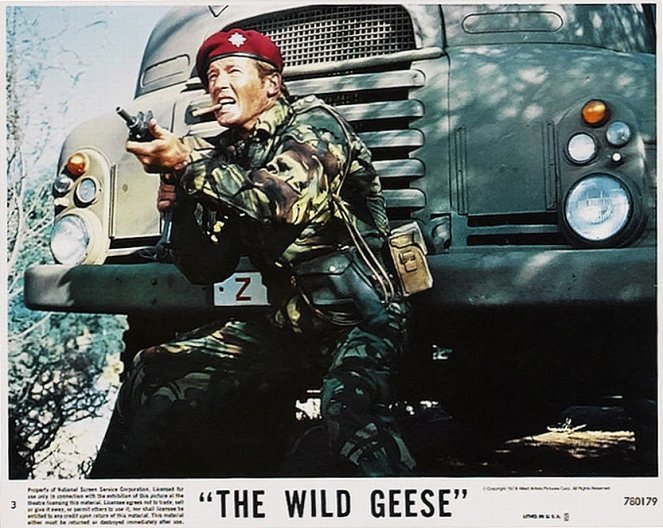 The Wild Geese - Lobby Cards - Roger Moore