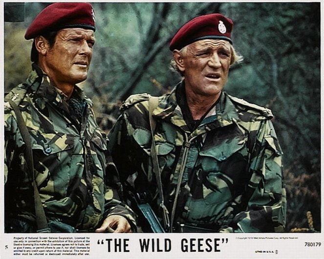 The Wild Geese - Lobby Cards - Roger Moore, Richard Harris