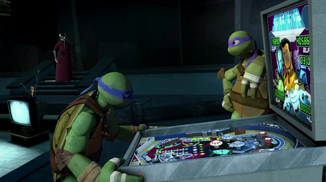 Teenage Mutant Ninja Turtles - Mouser-Attacke - Filmfotos