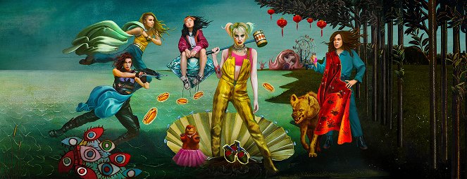 Birds Of Prey: The Emancipation Of Harley Quinn - Werbefoto - Mary Elizabeth Winstead, Jurnee Smollett, Ella Jay Basco, Margot Robbie, Rosie Perez