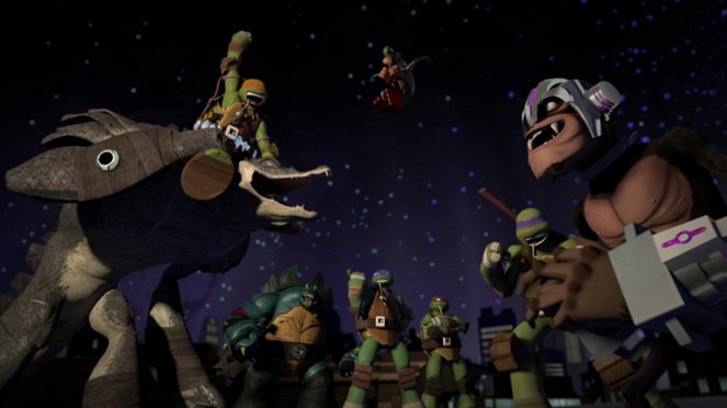 Wojownicze Żółwie Ninja!!! - Bitwa o Nowy Jork - część 2 - Z filmu