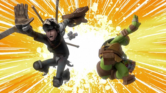 Wojownicze Żółwie Ninja!!! - Wejście Gekona - Z filmu