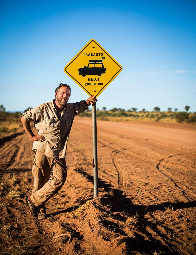 Trabantem z Austrálie do Asie - Mezi krokodýly - Werbefoto - Dan Přibáň
