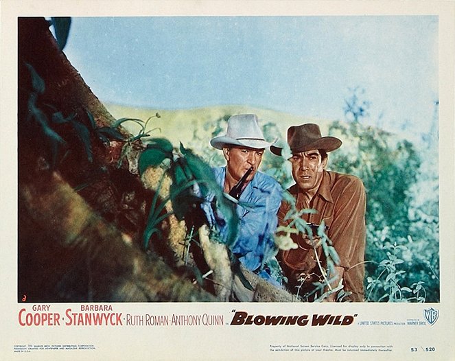 Blowing Wild - Lobby Cards - Gary Cooper, Anthony Quinn