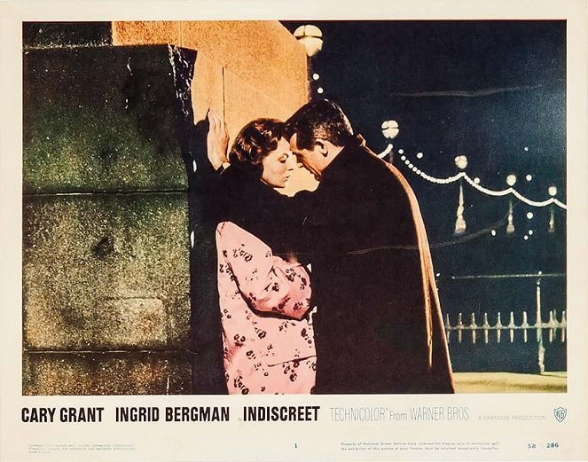 Indiscret - Cartes de lobby - Ingrid Bergman, Cary Grant