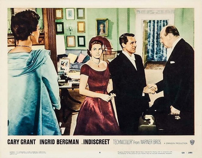 Indiscret - Cartes de lobby - Ingrid Bergman, Cary Grant