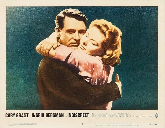 Indiskret - Lobbykarten - Cary Grant, Ingrid Bergman