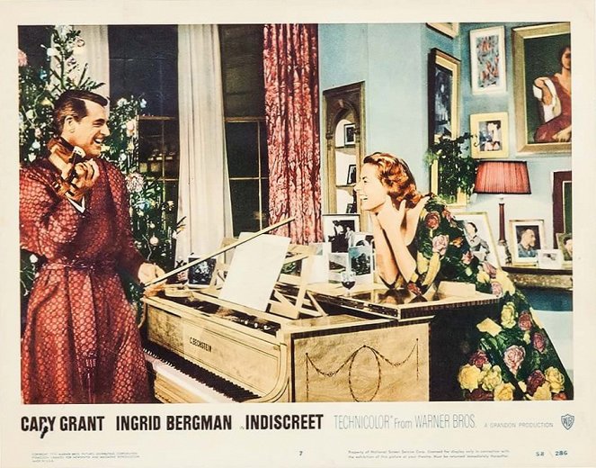 Indiscreet - Lobbykaarten - Cary Grant, Ingrid Bergman