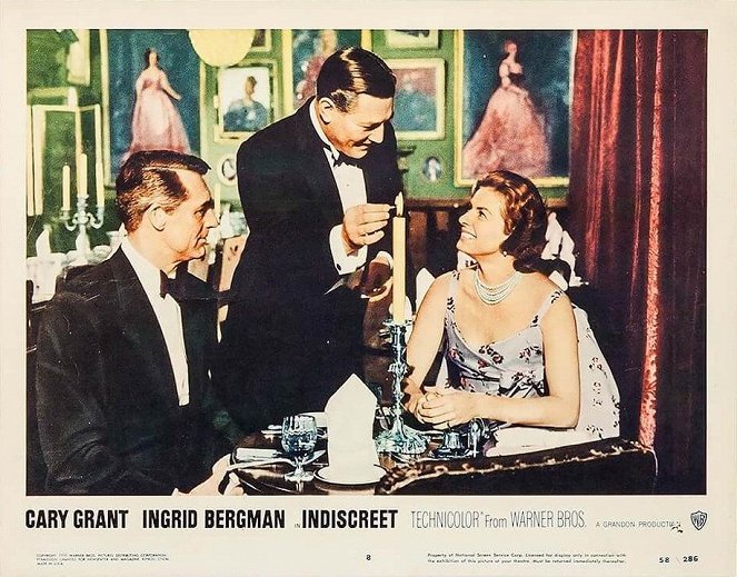 Indiscreet - Lobby Cards - Cary Grant, Ingrid Bergman