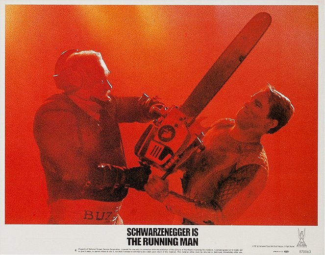 The Running Man - Lobbykaarten - Gus Rethwisch, Arnold Schwarzenegger