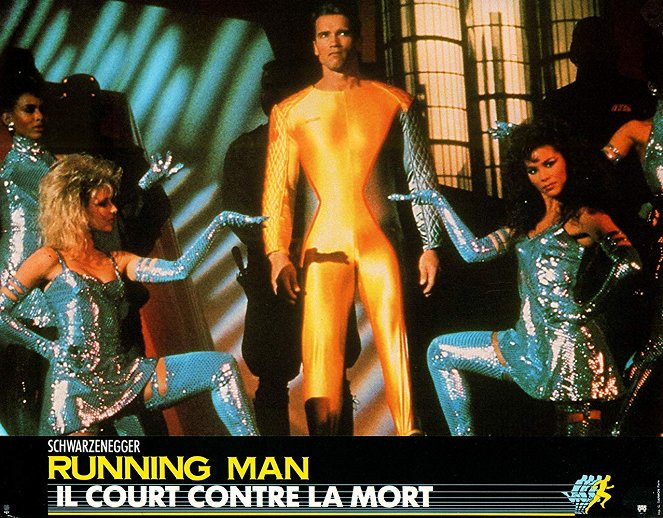 Running Man - Cartes de lobby - Arnold Schwarzenegger