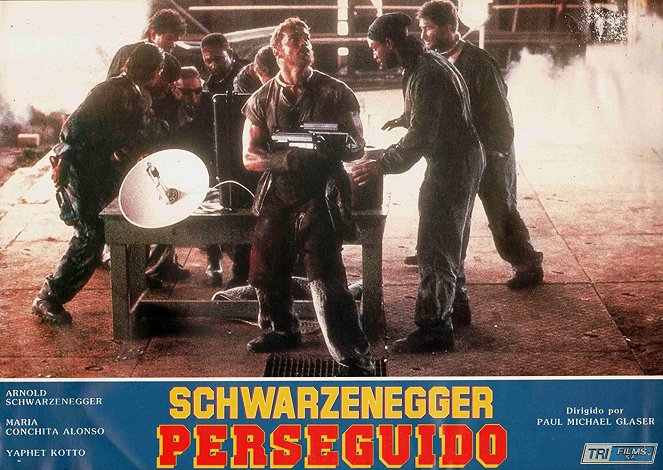 Uciekinier - Lobby karty - Arnold Schwarzenegger