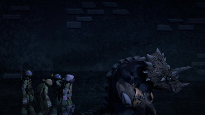 Teenage Mutant Ninja Turtles - Dinosaur Seen in Sewers! - Do filme