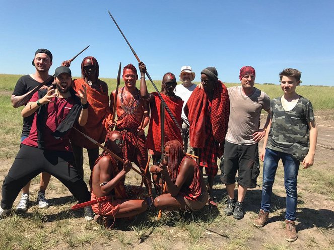 Der weiße Massai Krieger - Dreharbeiten