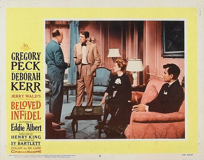 Beloved Infidel - Cartões lobby - Gregory Peck, Deborah Kerr