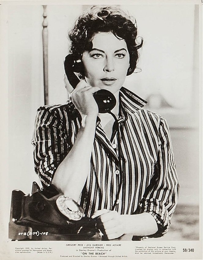 On the Beach - Lobby Cards - Ava Gardner