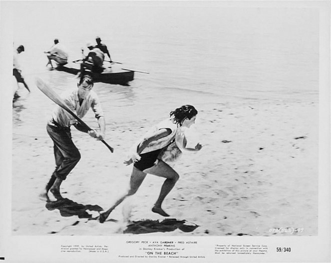 Le Dernier Rivage - Cartes de lobby - Gregory Peck, Ava Gardner