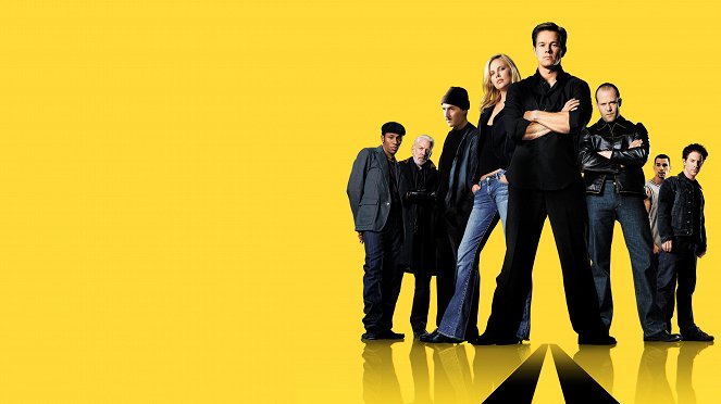 The Italian Job - Promokuvat - Mos Def, Donald Sutherland, Edward Norton, Charlize Theron, Mark Wahlberg, Jason Statham, Franky G, Seth Green