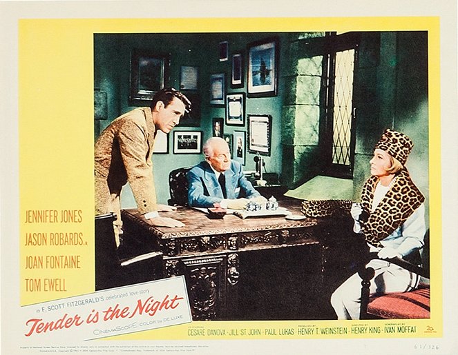 Tender Is the Night - Lobby Cards - Jason Robards, Joan Fontaine