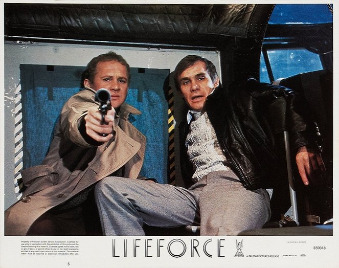 Lifeforce - Lobby Cards - Peter Firth, Steve Railsback