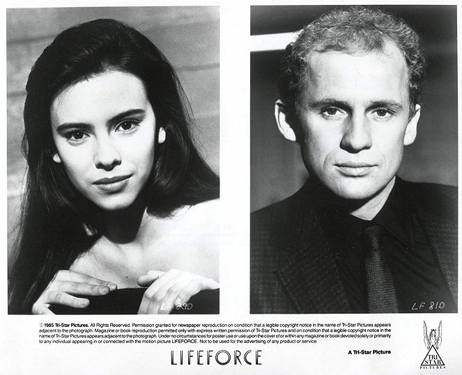 Lifeforce - Lobby Cards - Mathilda May, Peter Firth