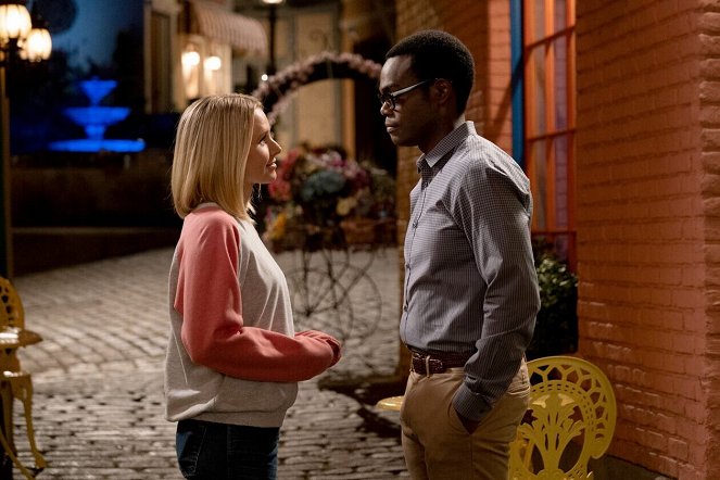 The Good Place - The Answer - Photos - Kristen Bell, William Jackson Harper