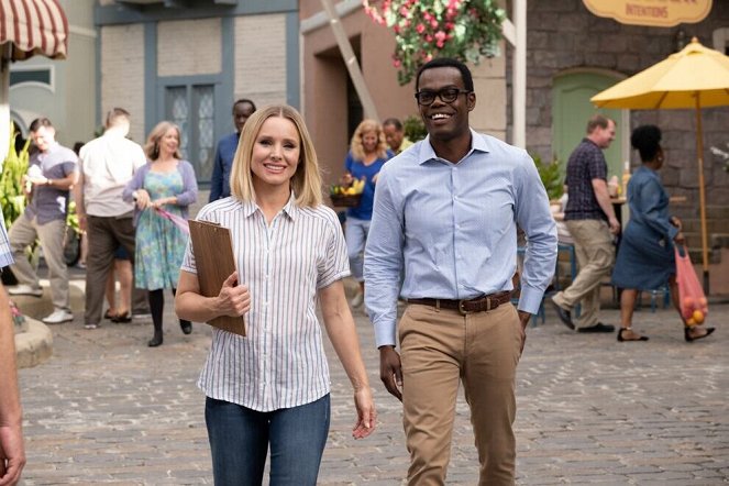 The Good Place - Help Is Other People - Photos - Kristen Bell, William Jackson Harper