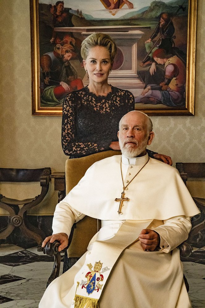 Az új pápa - Episode 5 - Promóció fotók - Sharon Stone, John Malkovich