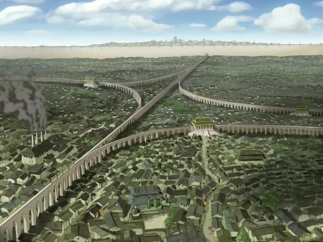 Avatar - A lenda de Aang - A cidade de muros e segredos - Do filme