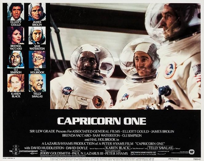 Capricorn One - Lobbykaarten - O.J. Simpson, Sam Waterston, James Brolin