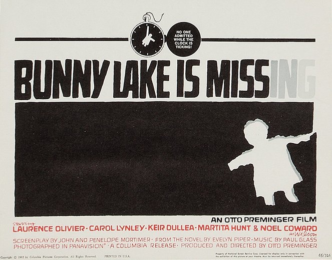 Bunny Lake ist verschwunden - Lobbykarten