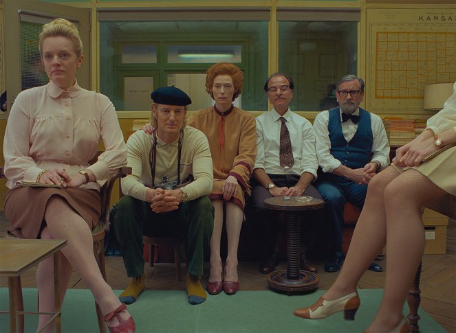 A Francia Kiadás - Filmfotók - Elisabeth Moss, Owen Wilson, Tilda Swinton, Fisher Stevens, Griffin Dunne