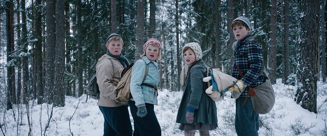 Útek cez hranice - Z filmu - Bo Lindquist-Ellingsen, Anna Sofie Skarholt, Bianca Ghilardi-Hellsten, Samson Steine