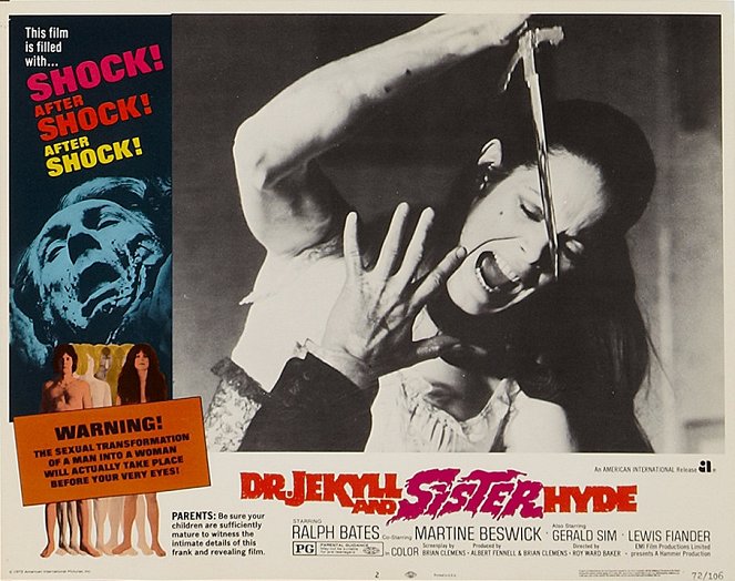 Dr. Jekyll and Sister Hyde - Lobby Cards