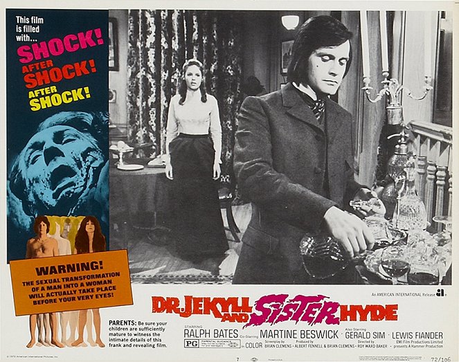 Dr. Jekyll and Sister Hyde - Lobby Cards