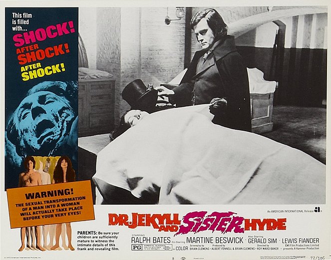 Dr. Jekyll and Sister Hyde - Lobby Cards