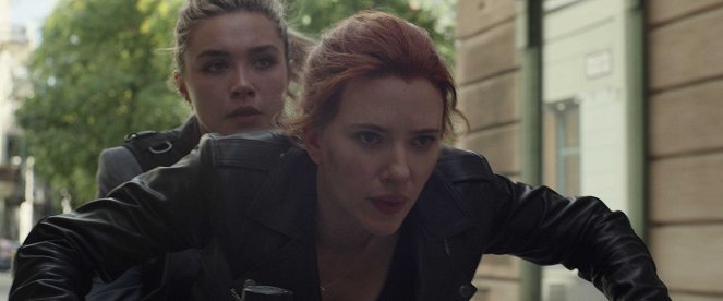 Black Widow - Filmfotos - Florence Pugh, Scarlett Johansson